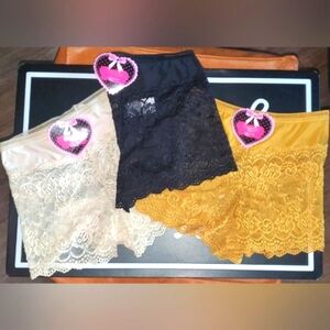Moonlily Fashion Lace Panties/BoyShorts/Underwear Size XS